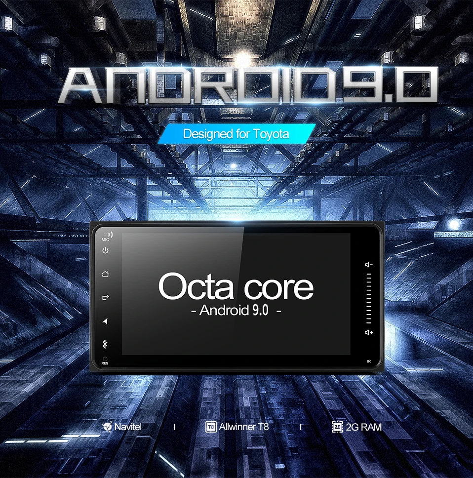Asottu CHG7060 8 ядерный android 9,0 автомобильный dvd gps навигатор для Toyota Avalon AVanza Celica camry corolla Автомобильный Радио Видео плеер