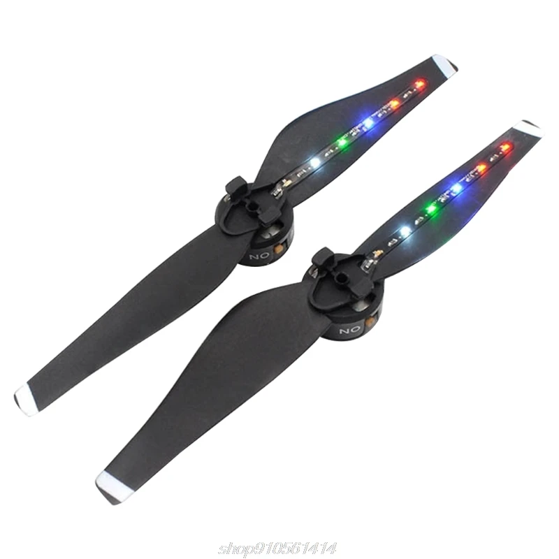 

Propeller for Mavic Air Colorful Low Noise Foldable Props Rechargeable LED Flash Propellers A23 21 Dropshipping
