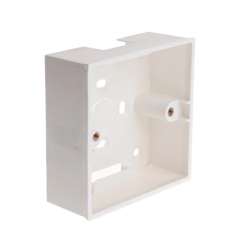 

86X86 PVC Junction Box Wall Mount Cassette For Switch Socket Base