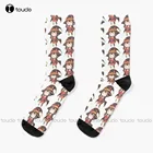 Носки Chibi Megumin Konosuba, индивидуальные носки унисекс под заказ, Молодежные носки для подростков, рождественский подарок, высокое качество