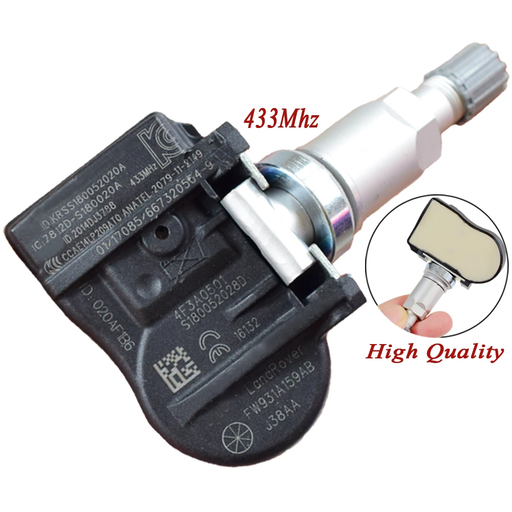 Система контроля давления в шинах 1 шт. датчик TPMS 9681102280 FW931A159AB 433 МГц для Citroen Land Rover