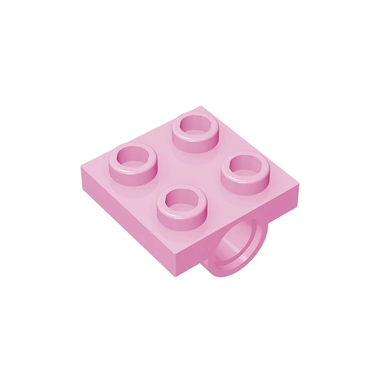 

10pcs Compatible MOC Brick Parts 2817 Plate Modified 2 x 2 with Pin Holes Building Block Particle DIY Kid Puzzle Brain Toy Gift