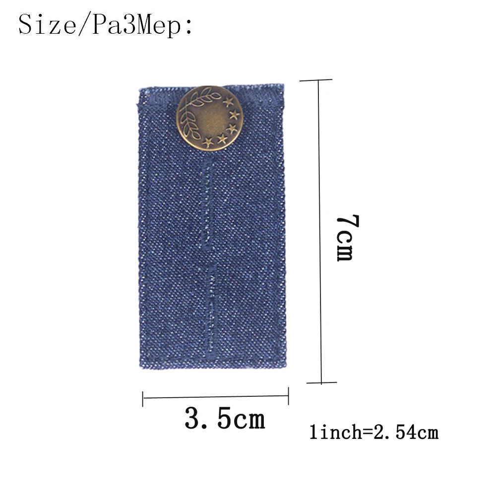 Металлическая пряжка-удлинитель для джинсов 3 цвета | Дом и сад