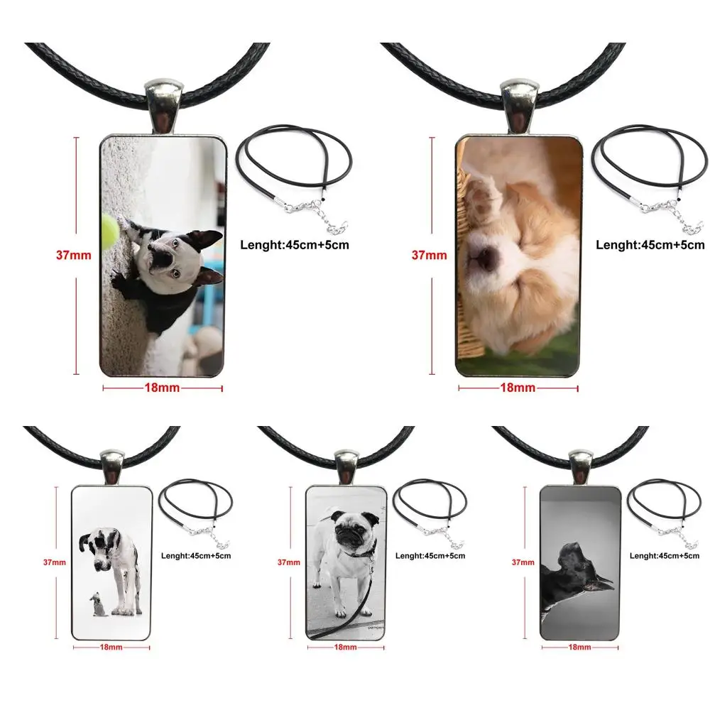 Ожерелье с подвеской в виде собаки-дона ручной работы | Украшения и аксессуары