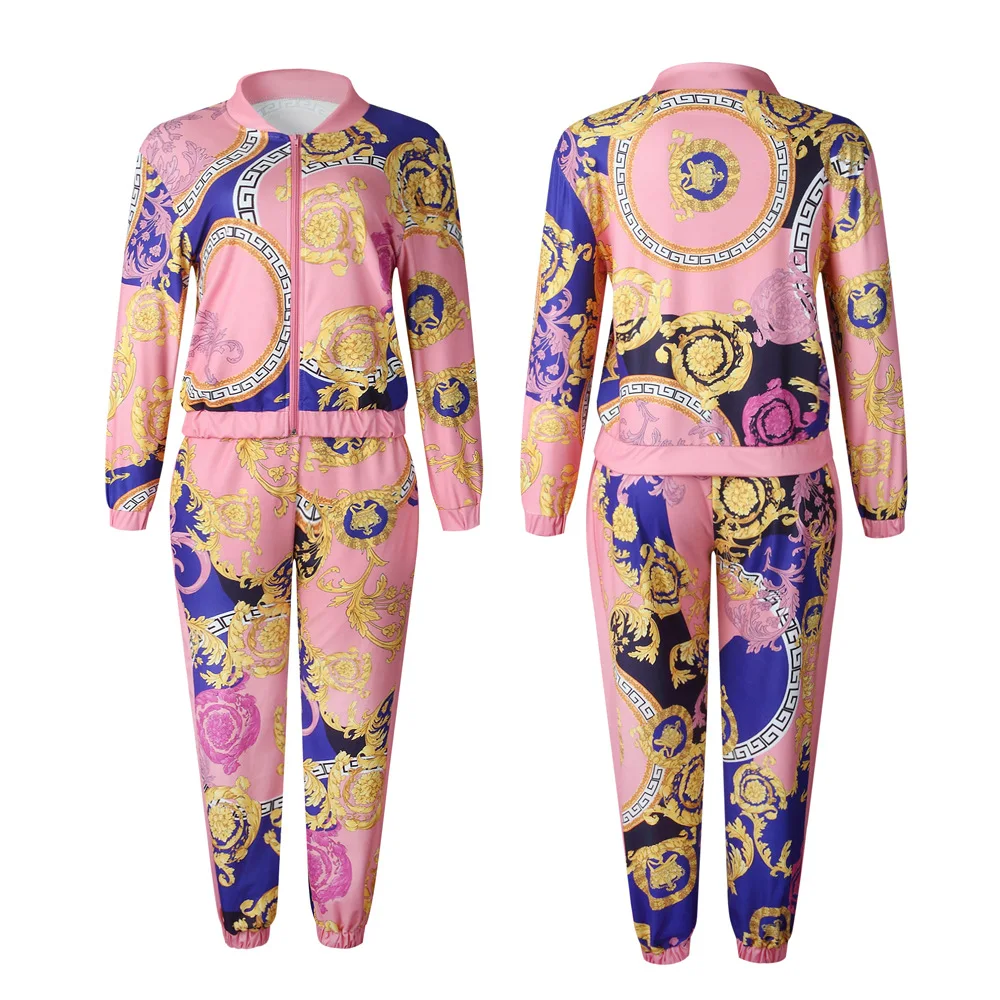 Африканская женская одежда на весну 2021 контрастный женский костюм с принтом топ