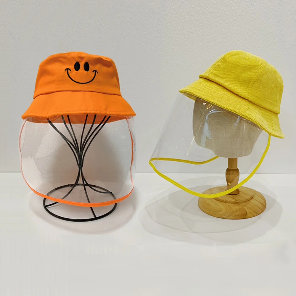2020 Kids Hat Anti-dust Anti-droplet Anti-fog Anti Fisherman Boys Girls Outdoor Protective Mask Cap Dropship | Аксессуары для