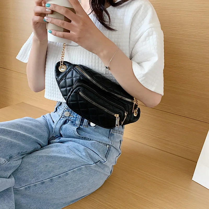 Женские поясные сумки из искусственной кожи новинка 2020 сумка через плечо со