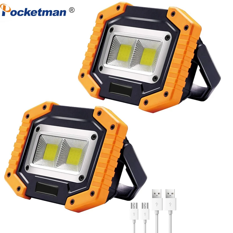Портативный Точечный светильник 100 Вт светодиодный рабочий аварийный