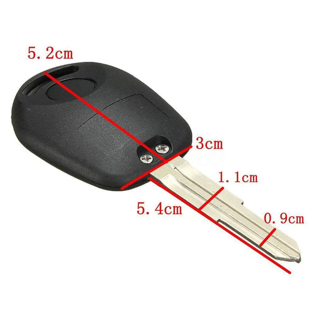 

60% New Arrival 2Button Uncut Blade Remote Key Case Fob Shell for Actyon Ssangyong Kyron Rexton