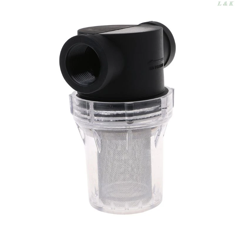 

3/4" Irrigation High Flow Pipeline Filter Garden Pond Inline Mesh Strainer Water Pump Filters