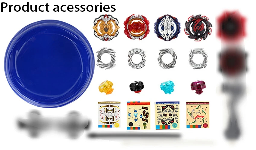 Новые 4 шт. Bayblades Burst Box держатель Beyblades Popper 4D Fusion Metal Arena битва Классические игрушки B104 B105 B106 B120 оригинальная коробка