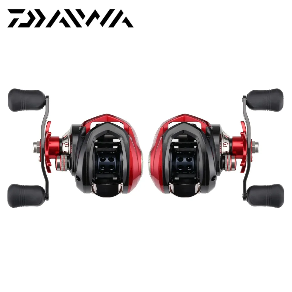 Daiwa мультипликаторная катушка 2018 Новое поступление DAIWA своих волк 50 H 50HL CS Baitcasting