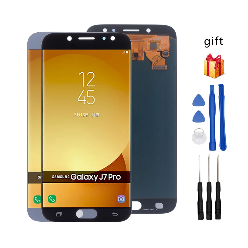 AMOLED для SAMSUNG Galaxy J7 ЖК-дисплей J730 J730f сенсорный экран дигитайзер Замена для SAMSUNG дисплей J7 Pro J730f