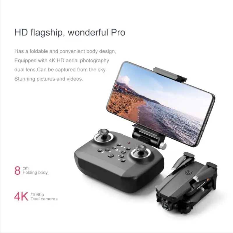 Дрон LSRC-XT6 2 камеры 4K 1080P HD WIFI FPV складной | Игрушки и хобби