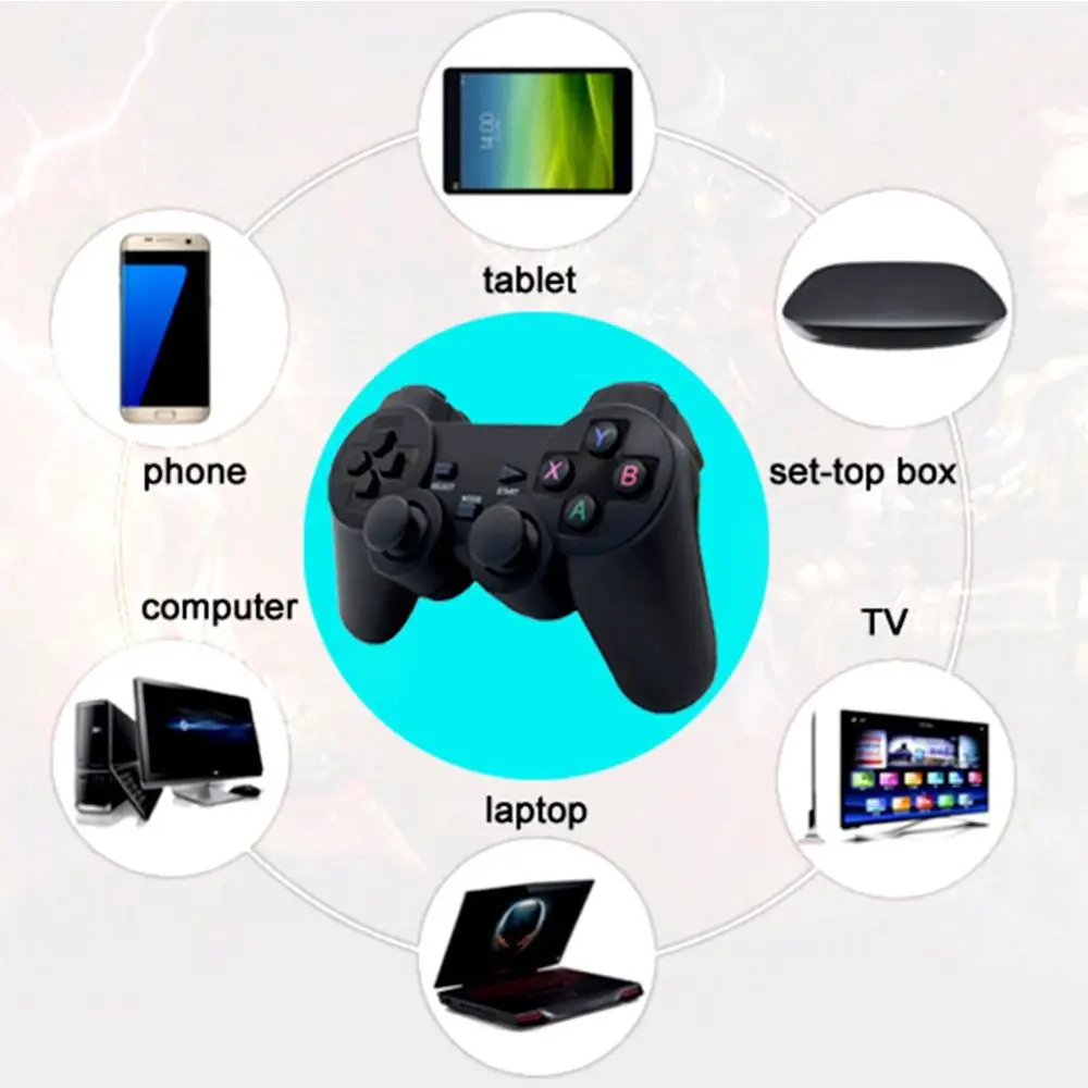 Фото Горячая 2 4G беспроводной геймпад пк для PS3 tv Box джойстик игровой контроллер пульт Горячая 2 4G беспроводной геймпад пк для PS3 tv Box джойстик игровой контроллер пульт
