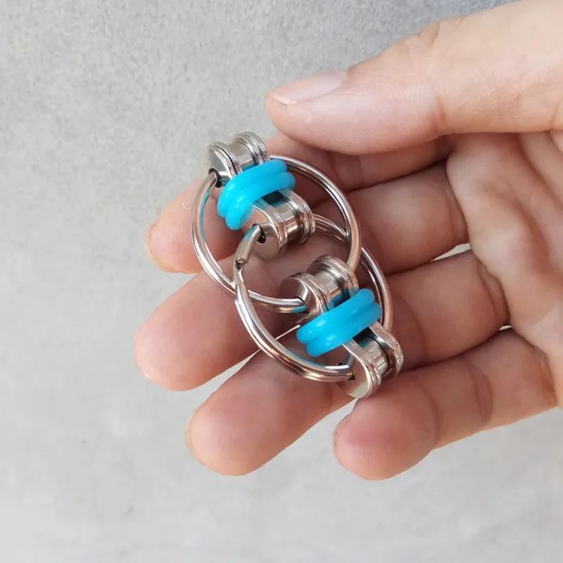 2021 металлическая рельефная цепочка фиджет игрушка для аутизма антистресс