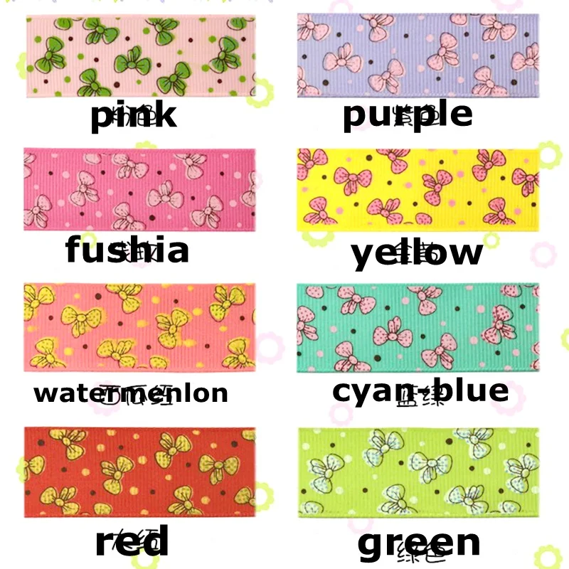 HL 25 мм 5 м/лот печатные ленты бантом свадебной Декоративная Подарочная упаковка DIY