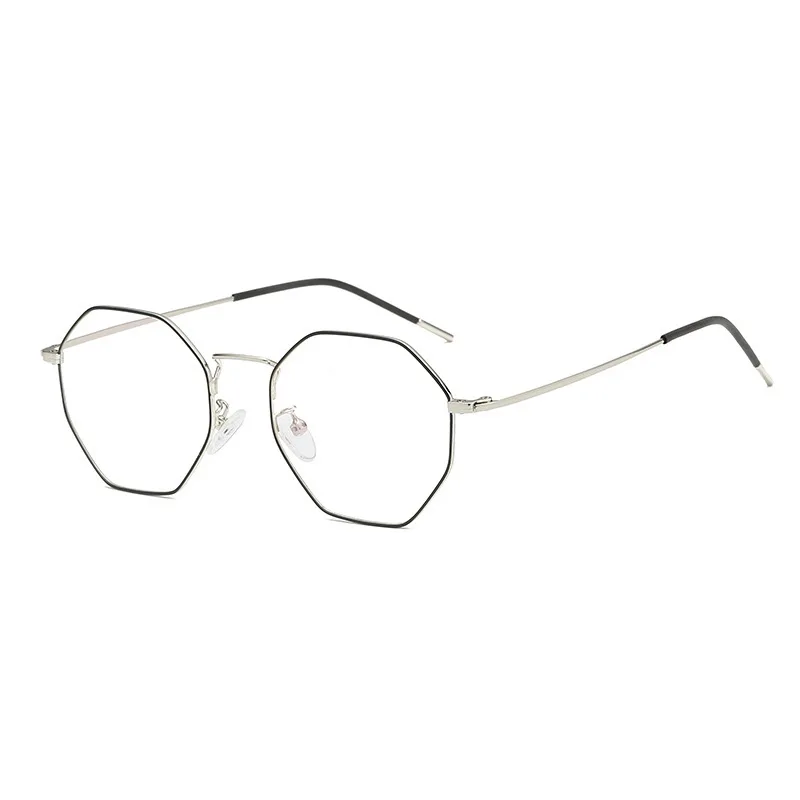 Оправа для очков в винтажном стиле мужчин и женщин многоугольная модная