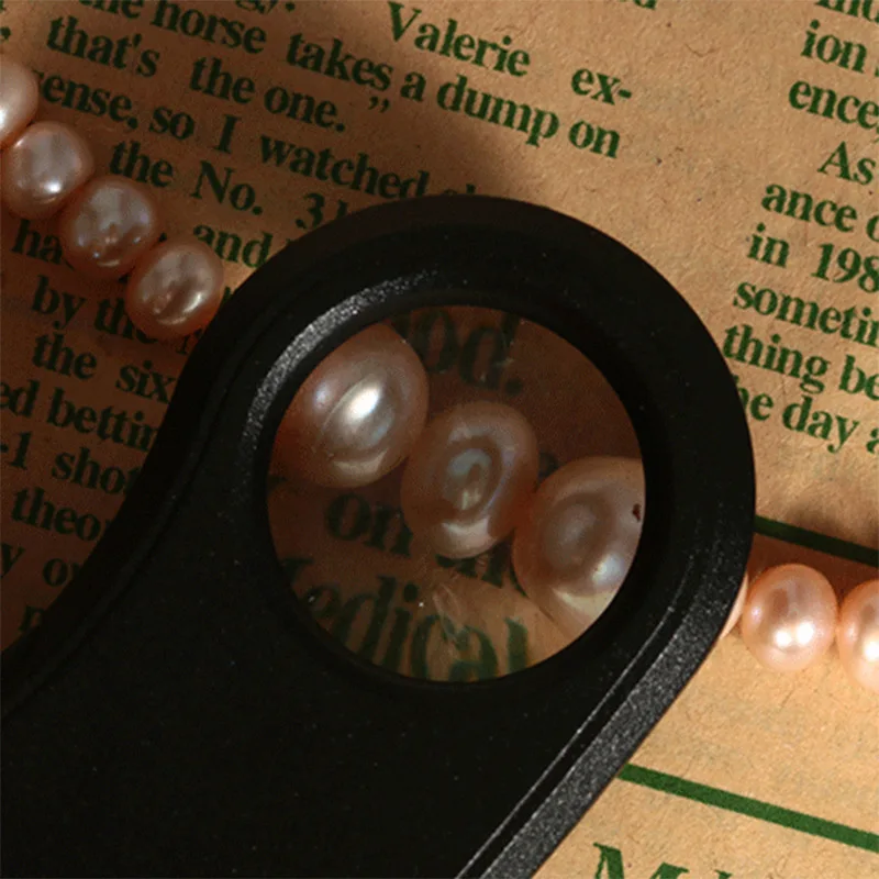 Optical K9 High Quality With LED Light Magnifier 20 Times Portable Handheld Magnifying Glass Jewelry | Инструменты