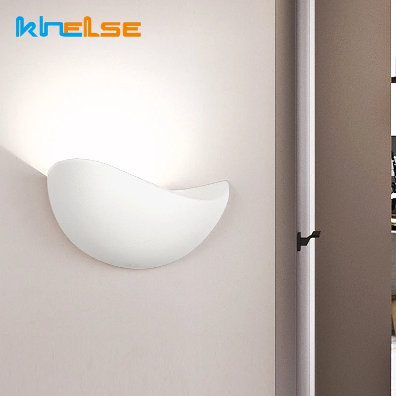 Современная уличная светодиодная полукруглая настенная лампа бра для спальни