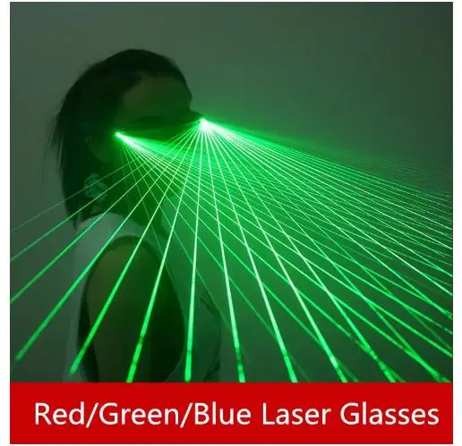 Технологии будущего вечеринка на сцене красные зеленые синие лазерные очки для