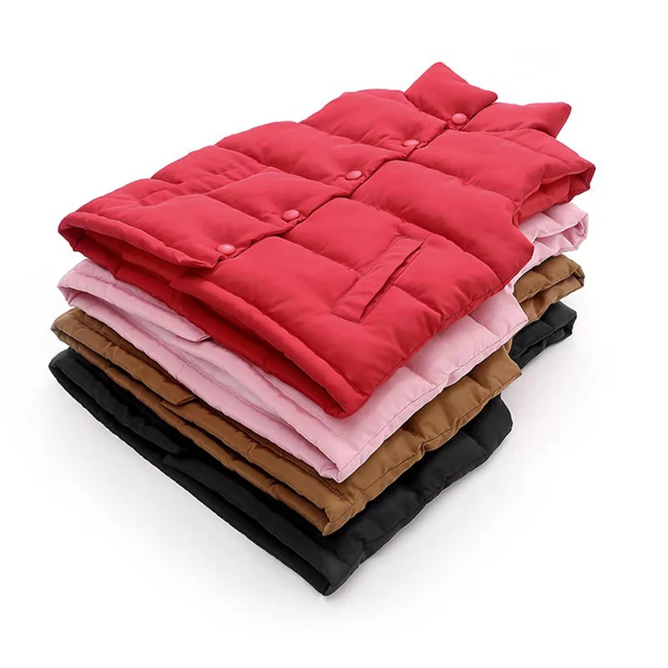 Однотонный жилет для мальчиков и девочек на возраст 2 12 лет|Жилеты| |