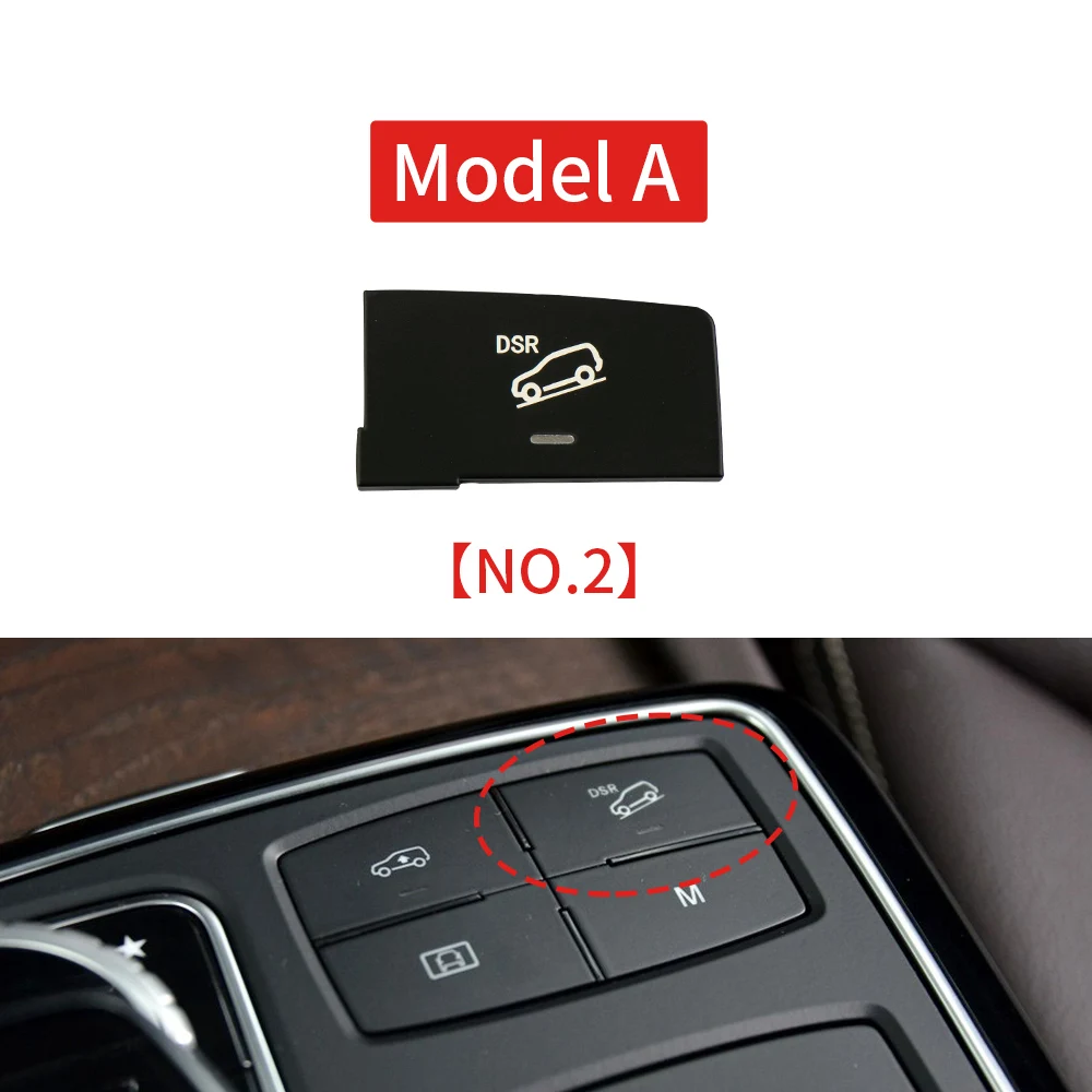 

W166 W292 автомобильные аксессуары кнопка Подвески высота DSR Регулировка спуска вспомогательные ключи переключатель для Mercedes BENZ ML GL GLS GLE