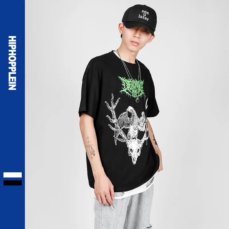 FMZXG Новинка лета 2020 Мужская футболка с коротким рукавом и популярным