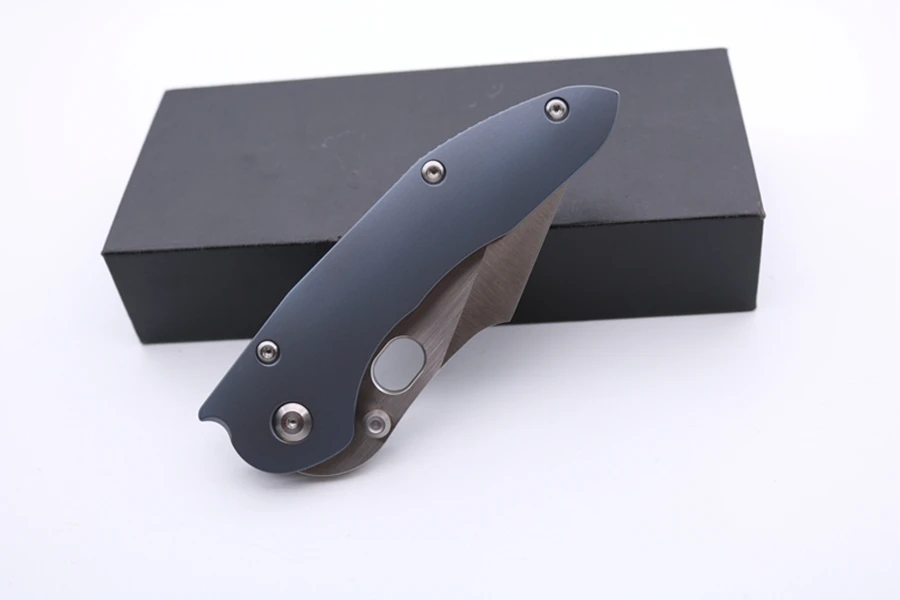 Высококачественный складной нож для стежка лезвие S35VN титановая ручка