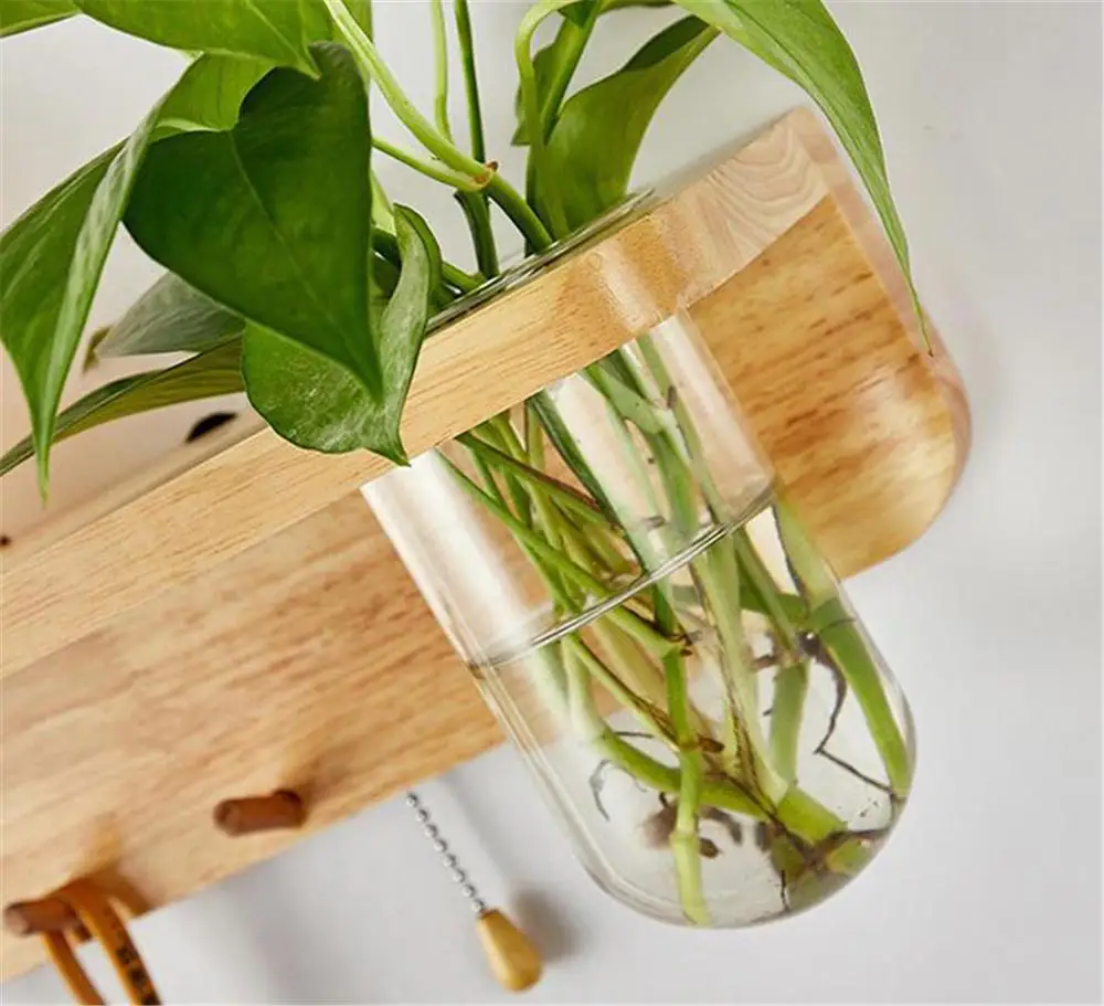 Современные Деревянные Настенные Бра в скандинавском стиле с белым стеклянным