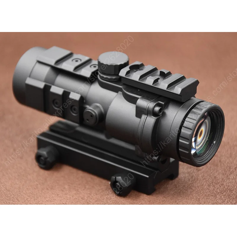 Тактический винтовочный прицел 4x32 с трехсторонней направляющей Пикатинни