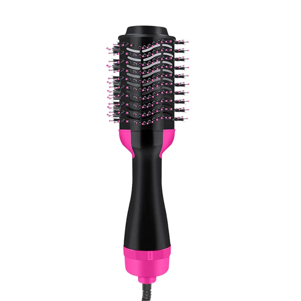 

3 In 1 Hot Air Brush Negative Ion Styler Hair Straightener And Curling Comb 3 Mode Hot Brush Negative Ion Technology
