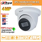 Dahua оригинальный IPC-HDW2431TM-AS 4MP HD POE Встроенный микрофон SD слот для карт H.265 IP67 30 м ИК Starlight IVS обновляемая купольная IP камера