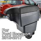 Автомобильный стильный черный Центральный консольный ящик для Ford Ecosport 2013-2017 Новый подлокотник 2015