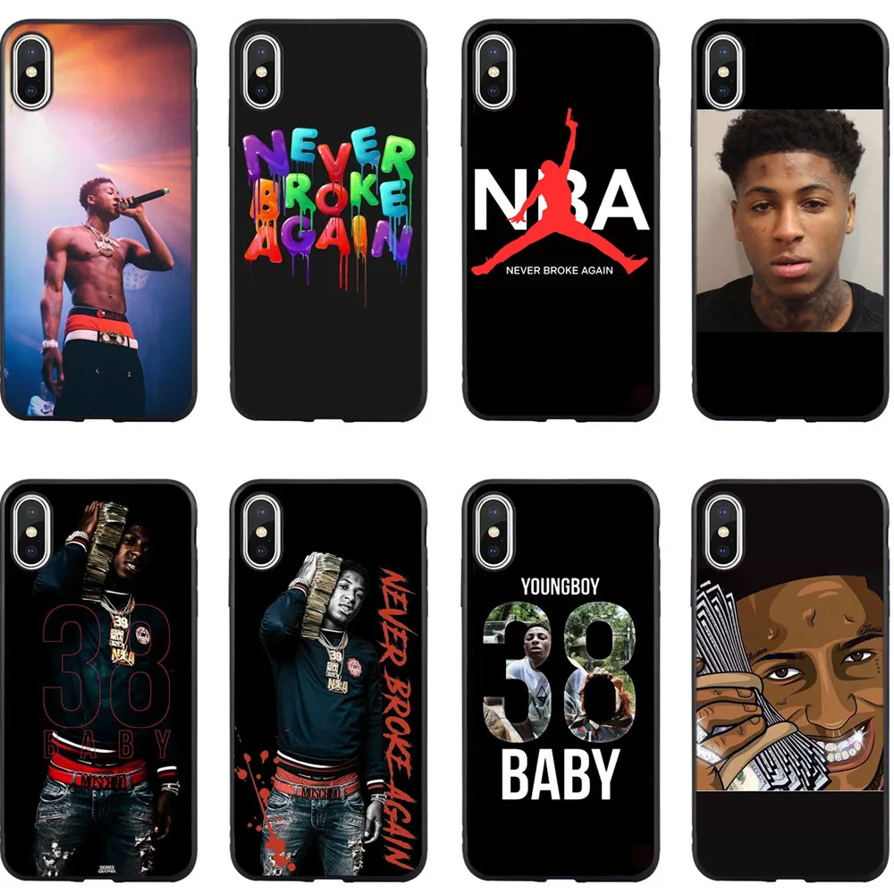 Youngboy никогда не сломал снова Мерч 38 Силиконовая задняя крышка телефонные чехлы
