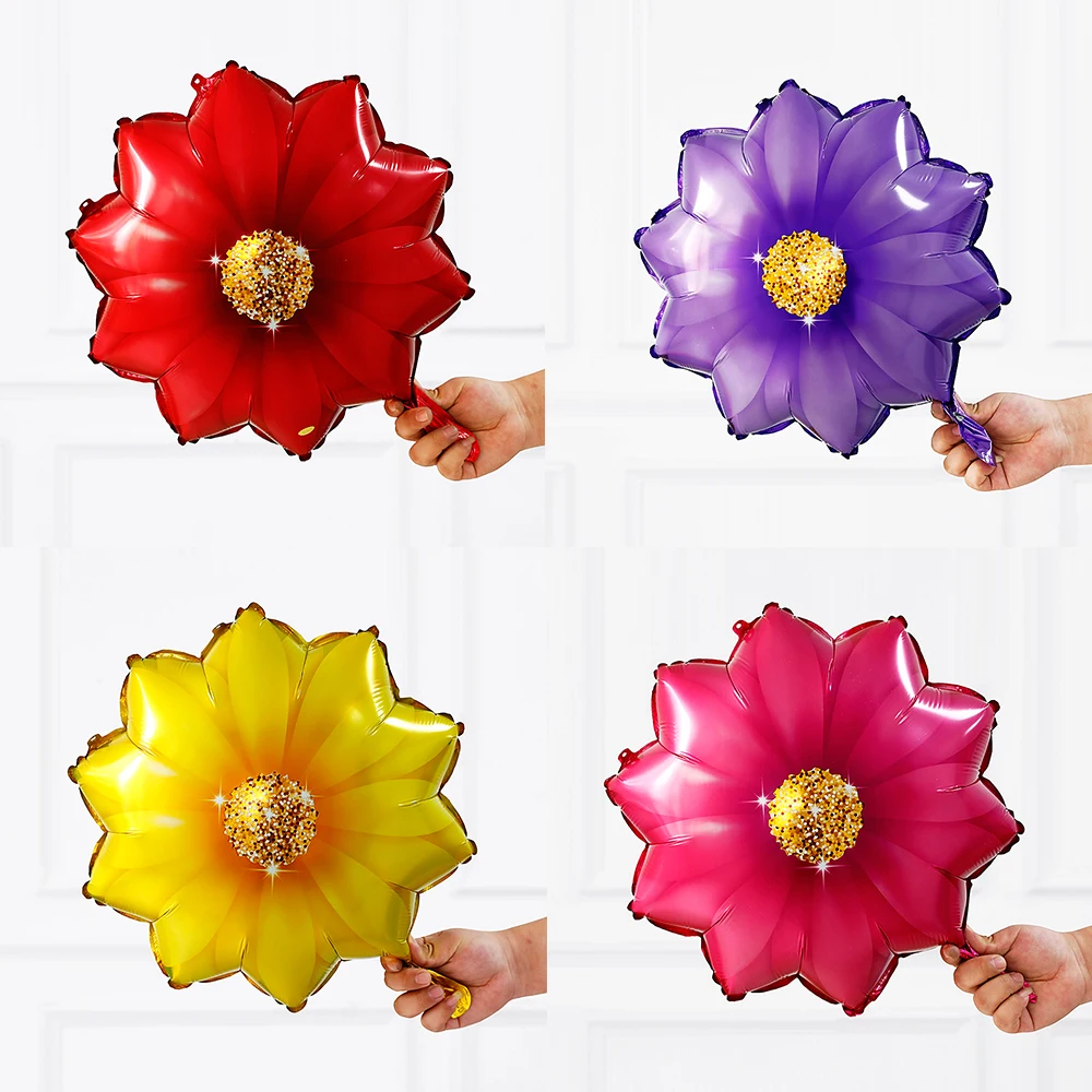 10Pcs Multi Flowers Balloons Foil Globes Pink Gifts For Girls Birthday Party Decoration Wedding Valentines Baby Shower Decor | Дом и сад