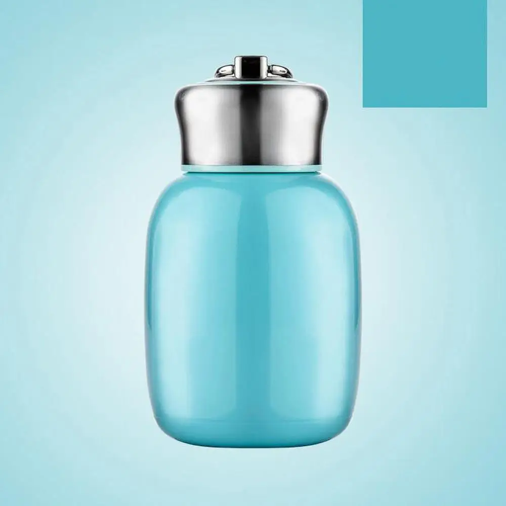 Кружка-термос креативная чашка для воды пузатая Вакуумная из нержавеющей стали