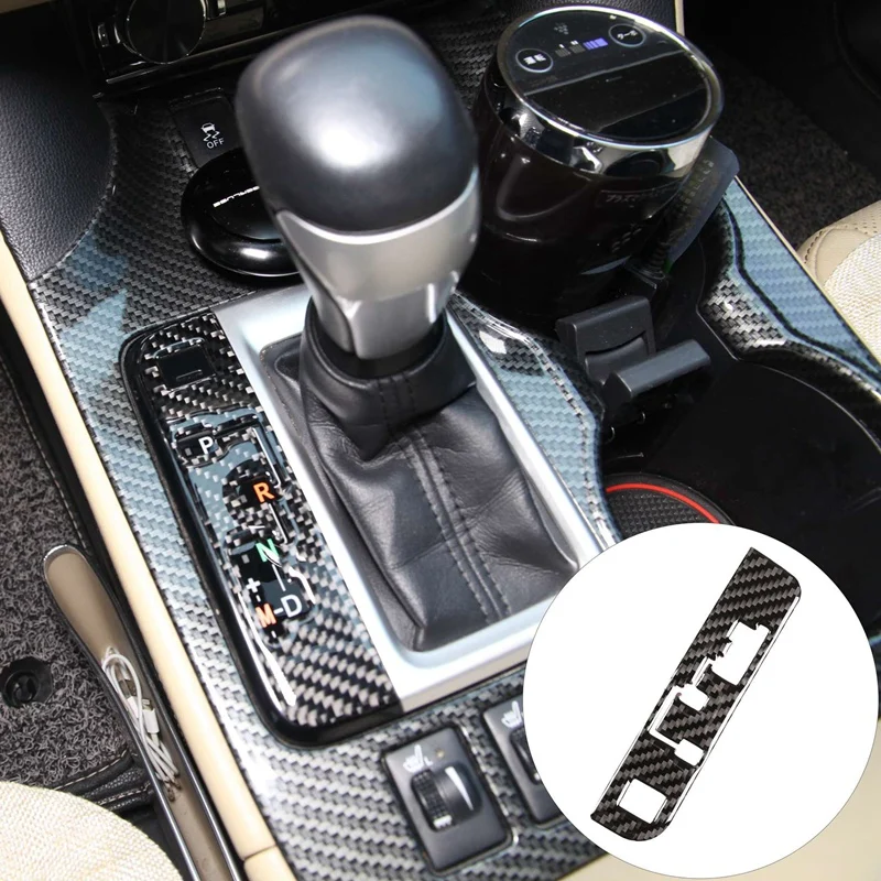 

Carbon Fiber ABS Gear Shift Panel Handbrake Knob Cover Trim Decoration Stickers for Toyota Highlander 2015-2018