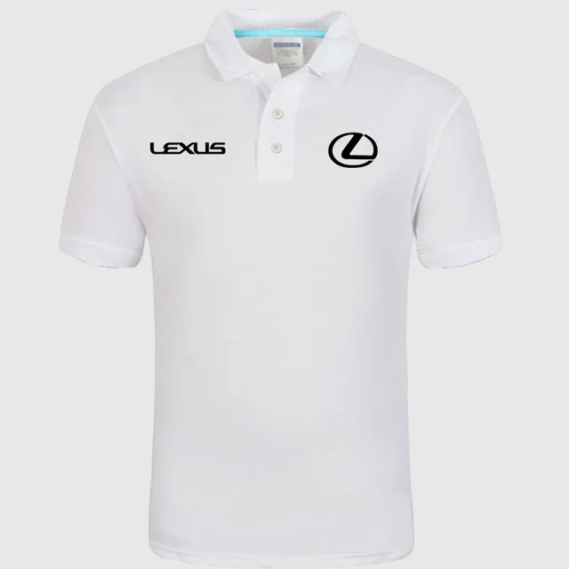 Высокое качество, логотип crocodil для Lexus logo Polo, Классическая брендовая мужская рубашка поло, мужская повседневная однотонная хлопковая рубашка поло с коротким рукавом d