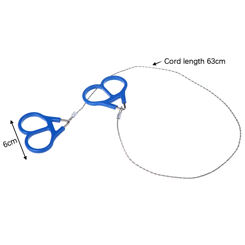 Для выживания в полевых условиях нержавеющая проволочная пила ручная цепная