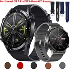 Ремешок кожаный 22 мм для смарт-часов Huawei Watch GT2 GT 2 pro, официальный браслет для Huawei GT3 GT 3 46 мм GT Runner