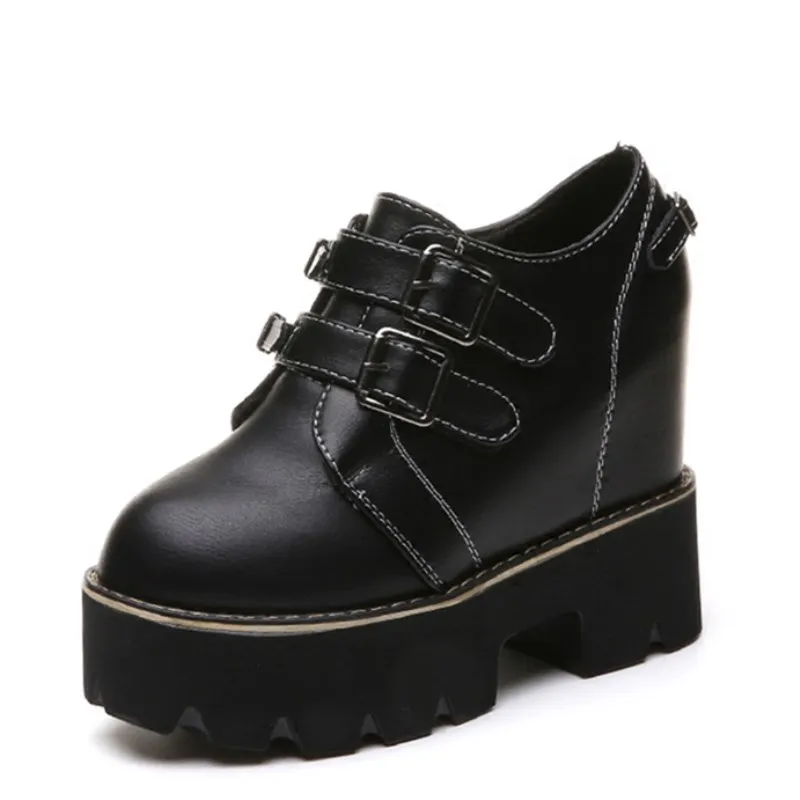 2020 новые осенние женские сапоги панк до лодыжек на высоком каблуке обувь