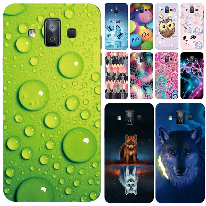 Чехол для Samsung Galaxy J7 Duo 2018 J720F J720 SM-J720F, силиконовый мягкий защитный чехол из ТПУ, чехлы для телефонов Coque