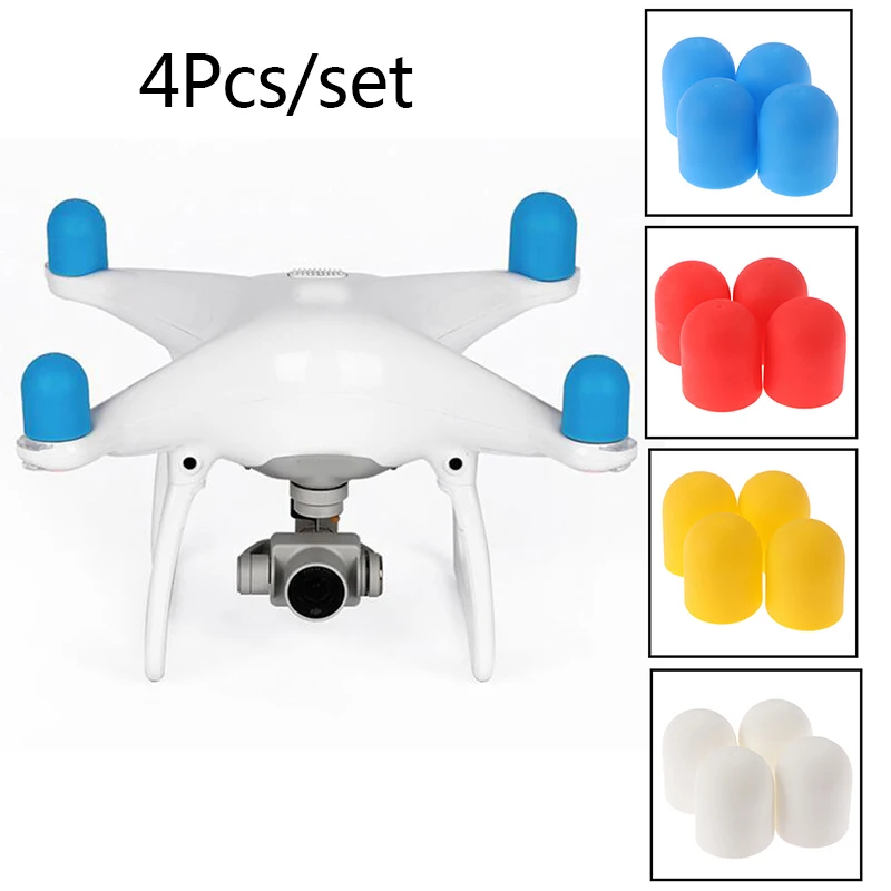 Защитный чехол для двигателя дрона 4 шт. защитный мягкий силиконовый