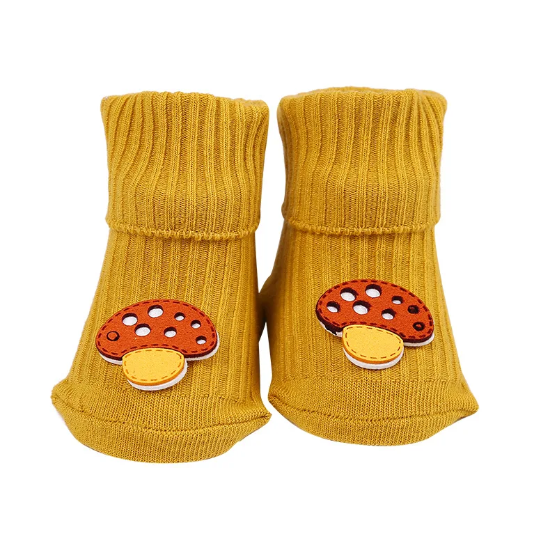 5Pairs/lot Socks for Newborns Newborn Socks Spring and Autumn Combed Cotton Double Needle Tube Short Socks Baby Socks 0-3 Years