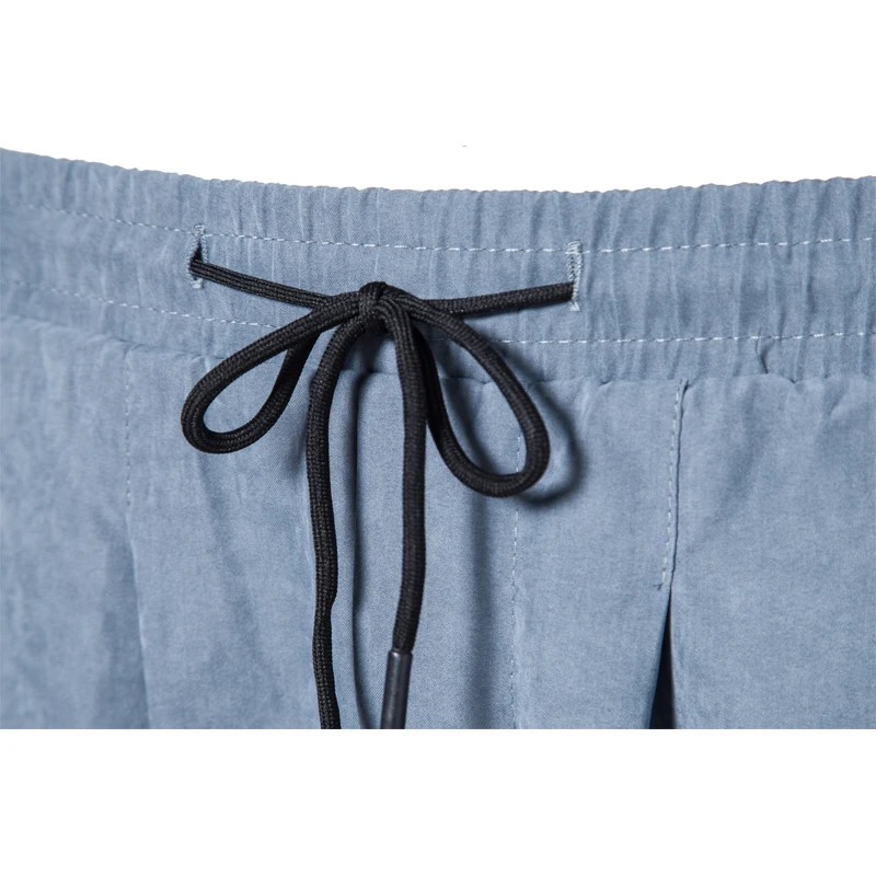 

2021 Men Fitness Shorts Summer Leisure Work Pants Pocket Jogging Male Big Yards Pants Waterproof Quick-drying Tactics Fitness