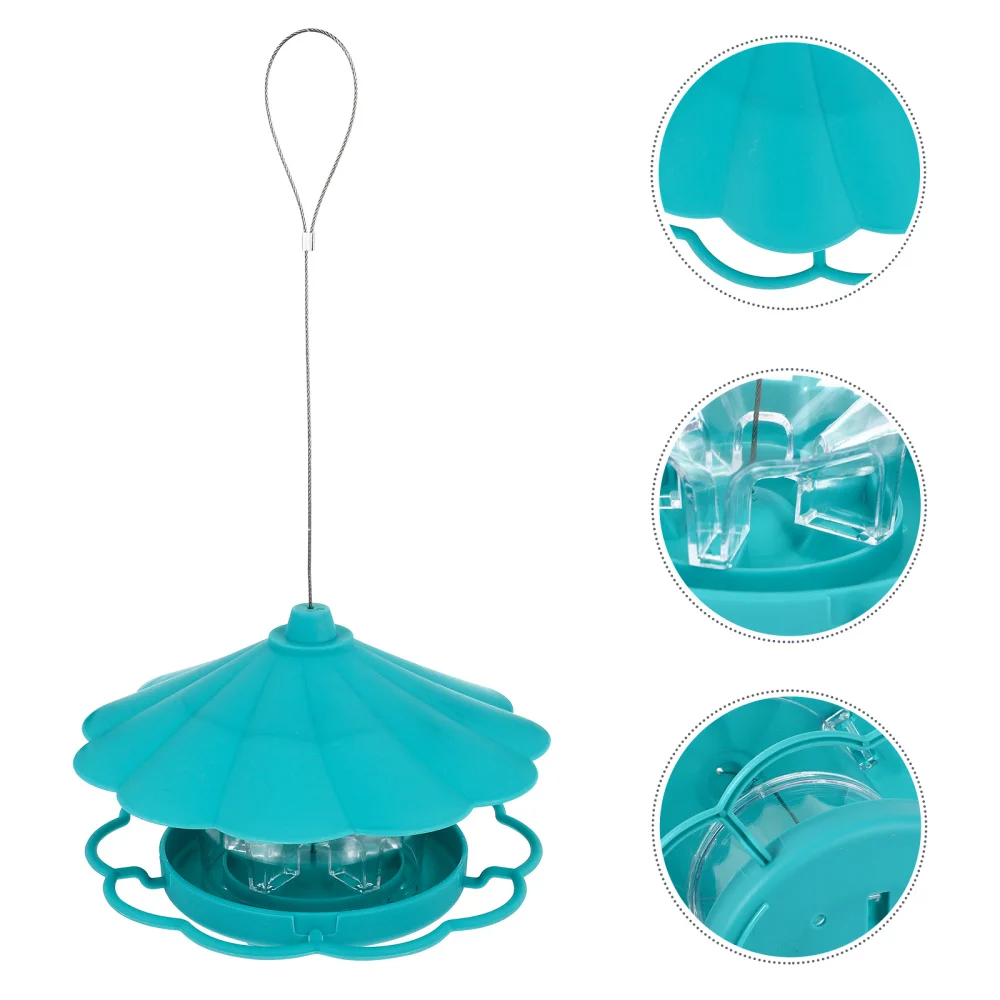 

1Pc Practical Birds Food Feeding Bowl Durable Outdoor Feeder Tool Pendant