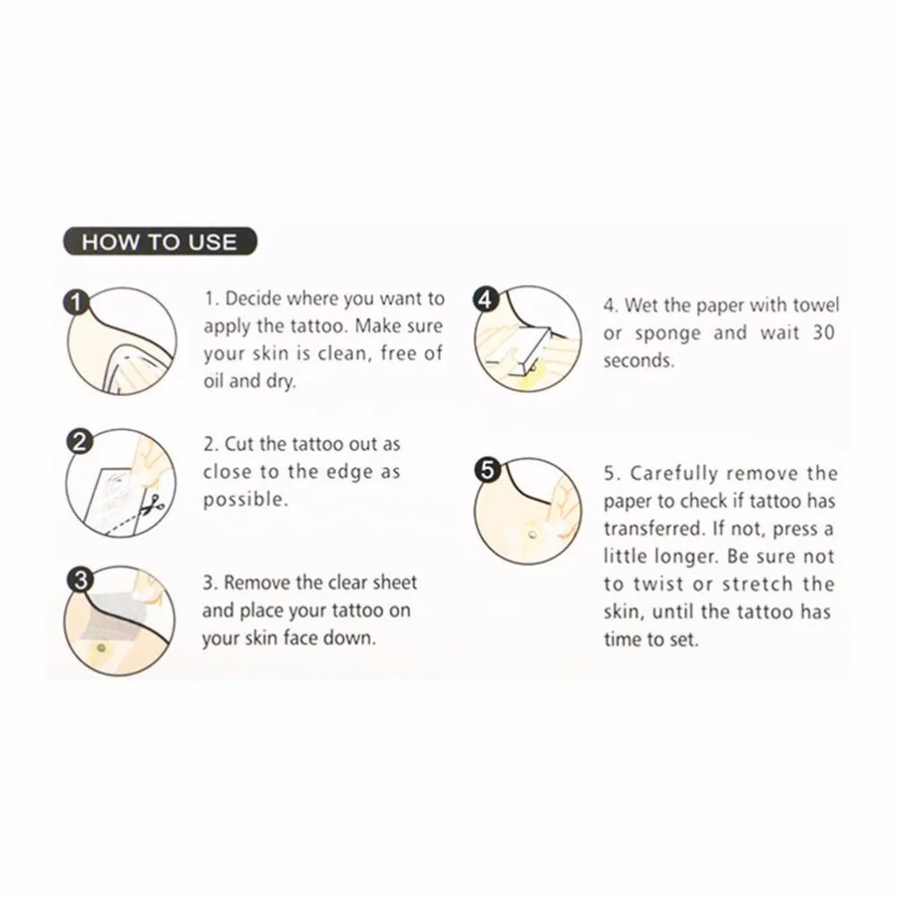 Новые традиционные 3D водонепроницаемые временные тату наклейки восточные