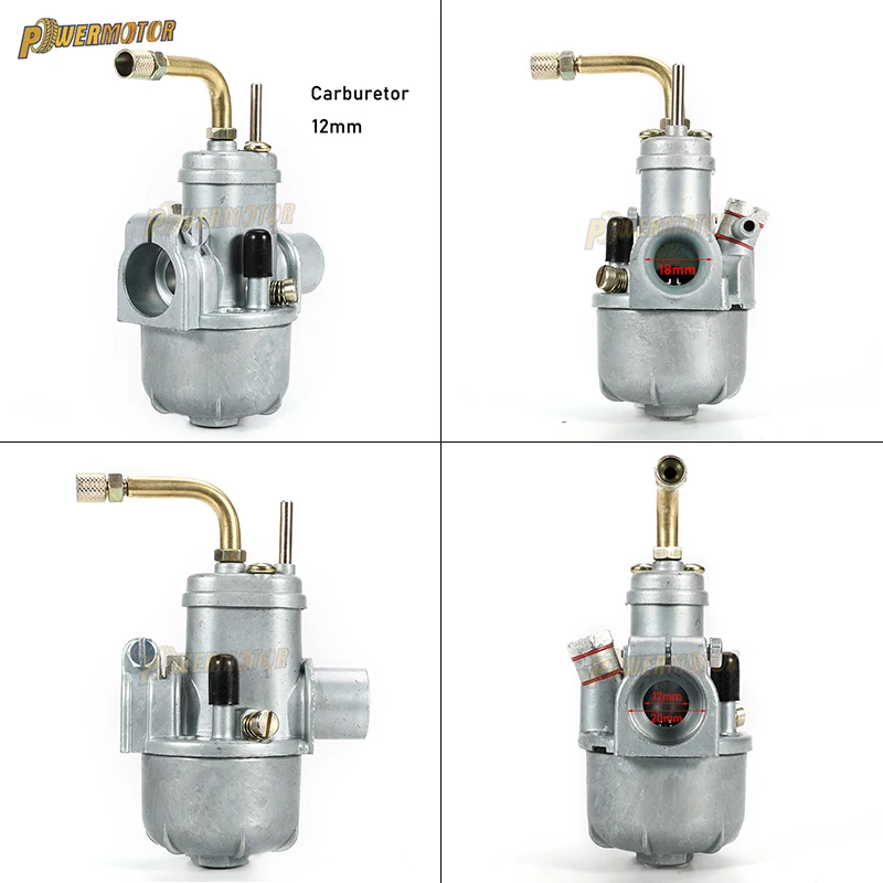 Мотоцикл 12 мм 15 17 19 21 PHBG Carburador черный гоночный карбюратор 2-х тактный Yamaha пух зума