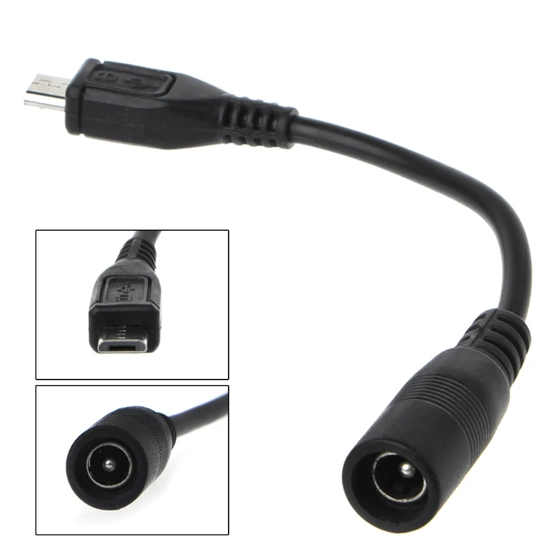 5 5x2 1 мм DC разъем питания водонепроницаемый жакет Женский к Micro USB Мужской адаптер